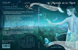 Couverture complète de l'anthologie Le Monde de la Nuit, dirigée par Cyril Carau